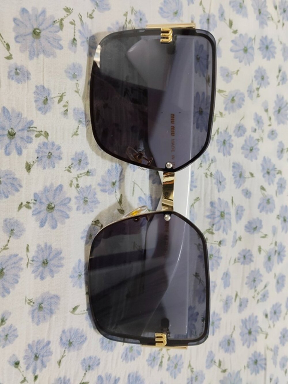 Miu Miu Black Square Sunglasses - Picture 3 of 10